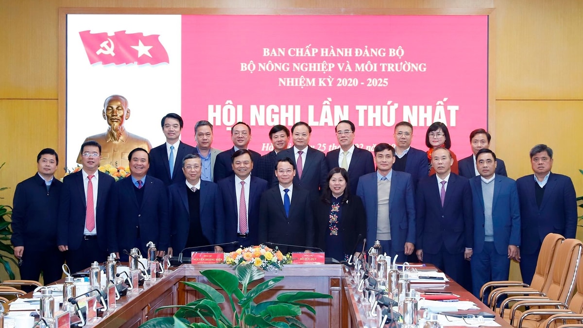 Hội nghị Ban Chấp hành Đảng bộ, Ban Thường vụ Đảng ủy Bộ Nông nghiệp và Môi trường lần thứ Nhất