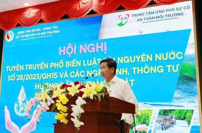 Bà Rịa - Vũng Tàu: Tuyên truyền, phổ biến Luật Tài nguyên nước